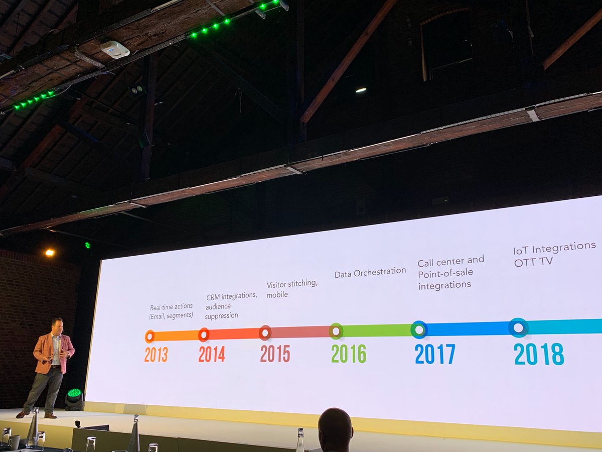 Mike Anderson, <a href="/tealium/">Tealium</a> Founder and CTO, unveils Tealium’s product roadmap including new features to help build #trust, create #data freedom &amp; agility, improve collaboration across the organisation, build better audiences, and leverage #machinelearning. #DVEU