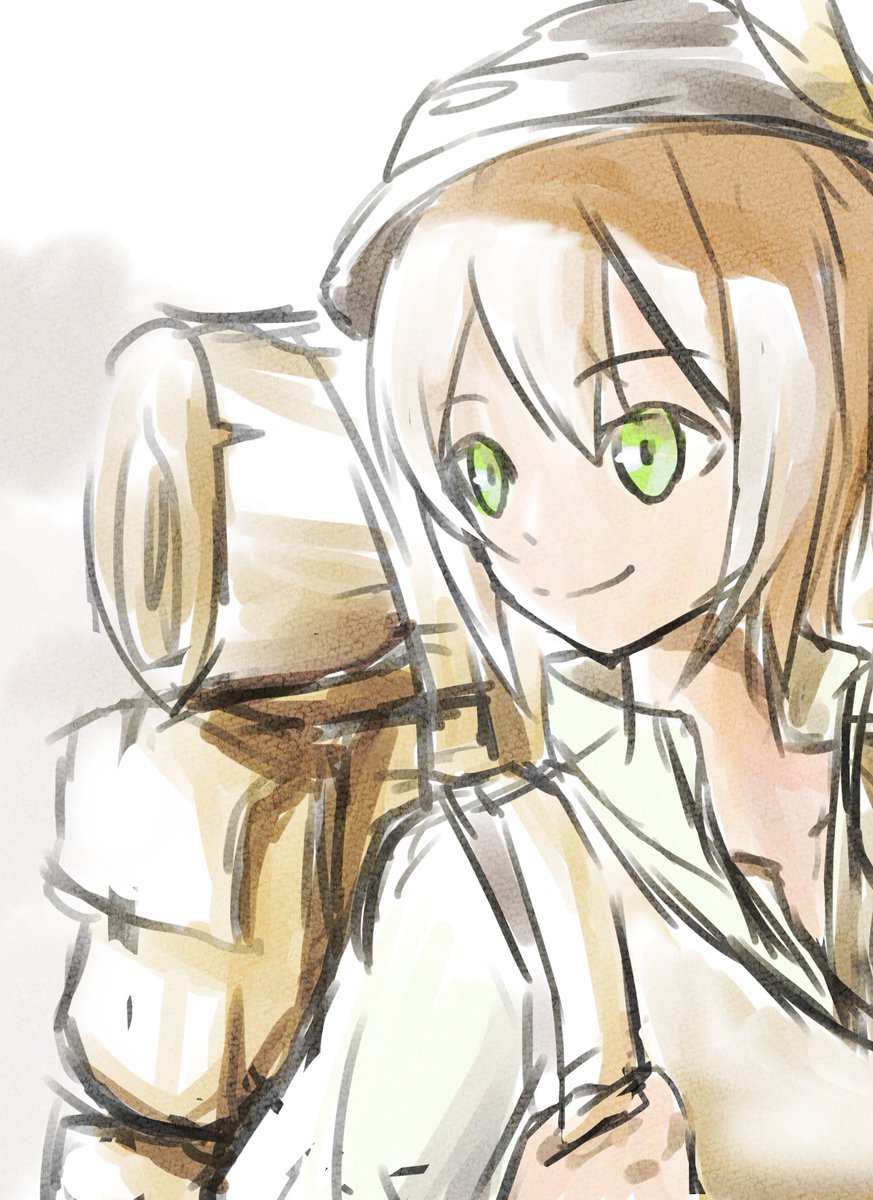 Tressaトレサ オクトパストラベラー ヤク 勉強中のイラスト