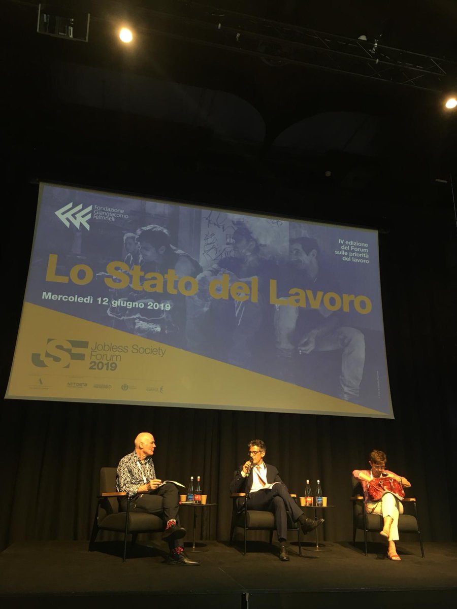 AdeccoGroupITA's tweet photo. Questa mattina al #JoblessSocietyForum alla @FondFeltrinelli sono intervenuti Robert Wade, Professor of Political Economy and Development alla @LSEnews e Laura Pennacchi, economista. Ha moderato @guidoromeo del @sole24ore. #JSFmilano https://t.co/v8BVGGt2lK