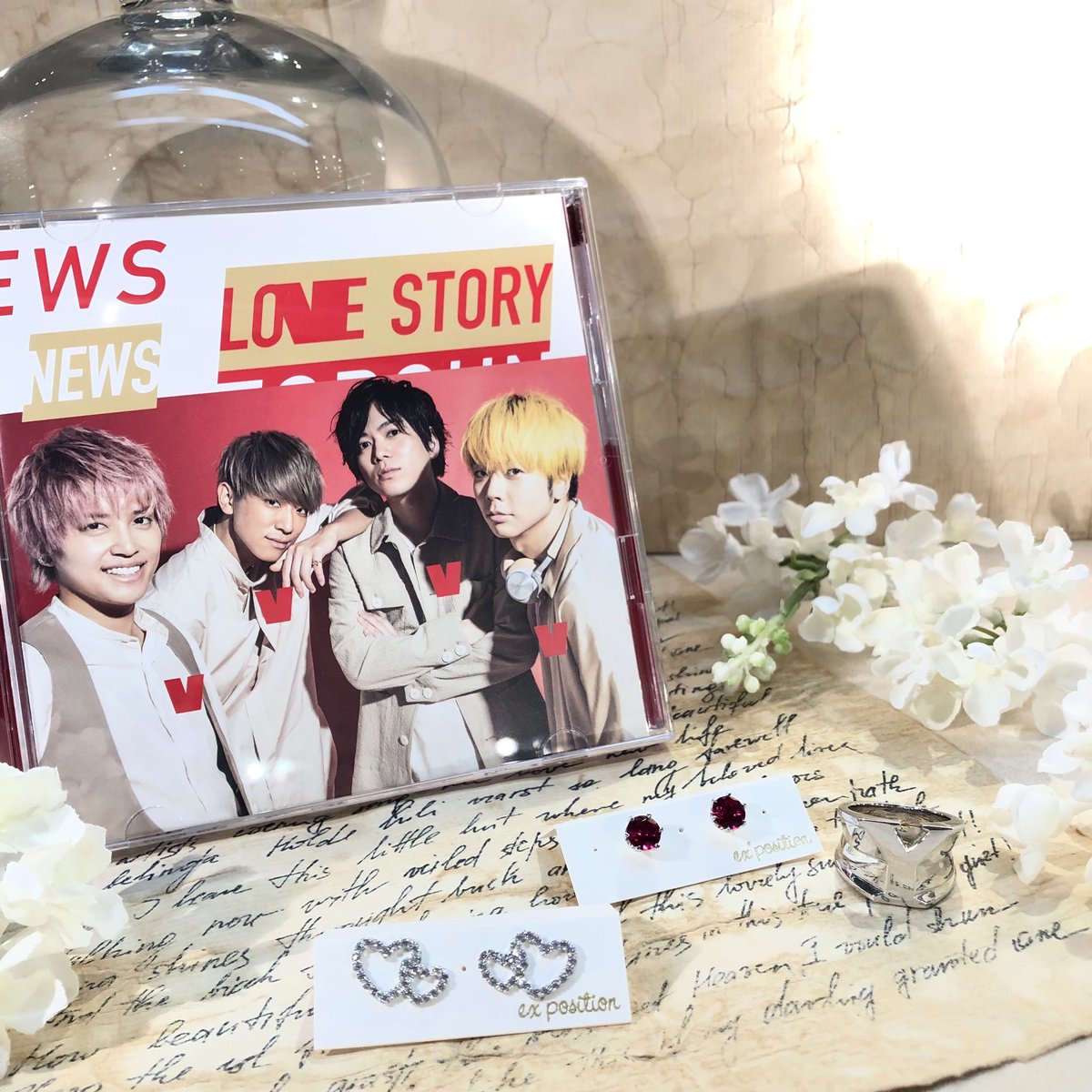 NEWS新曲発売されましたね😊当店もCD SHOPに駆け込みました