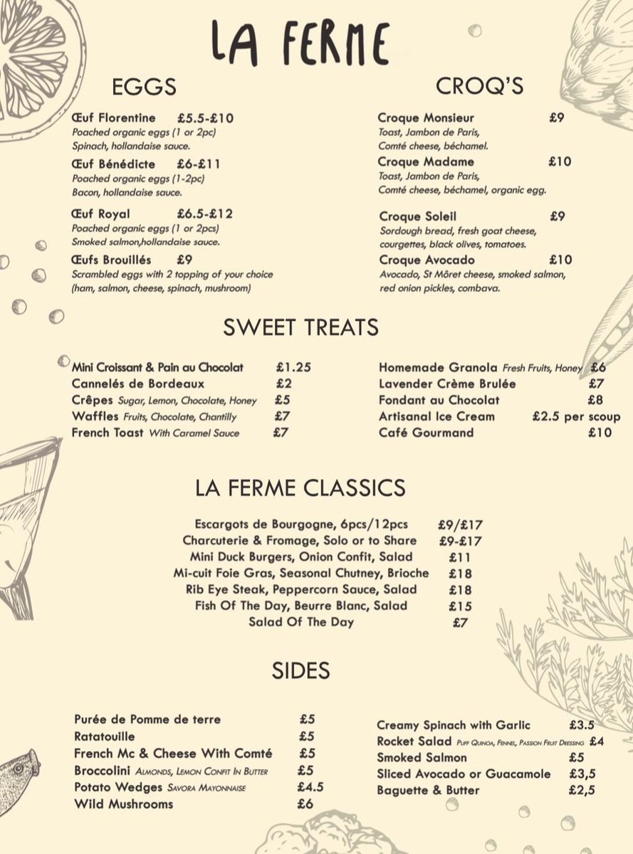 The New Menu is Here! ✨ Free Glass of Rosé 
Give us a call or book by email using the code "Rosé &amp; Sun" and get a FREE Glass of Rosé with your meal 🍷
Any favourite so far?
Bookings: 020 7483 4492