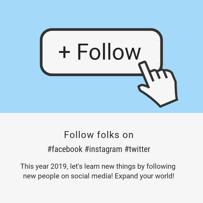 vinithegr8's tweet photo. Follow folks on #socialmedia and lets learn new things with new people you follow.
#facebook #twitter #instagram #linkedin #socialmediabranding #vinithegr8 #socialmedianews #socialmediaguru #socialmediatip #socialmediatoday https://t.co/F77pUcIwTh