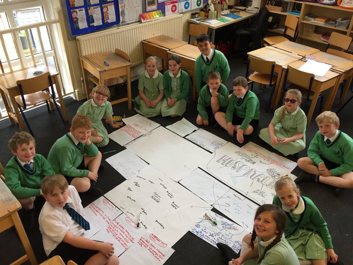 LadyLanePark's tweet photo. F5 (Year 4) have been working together on a  shared planning spider diagram for information text on Malham tarn FSC @ladylanepark #fscmalham folllowing their amazing residential in May. https://t.co/YA4FwjeXWJ