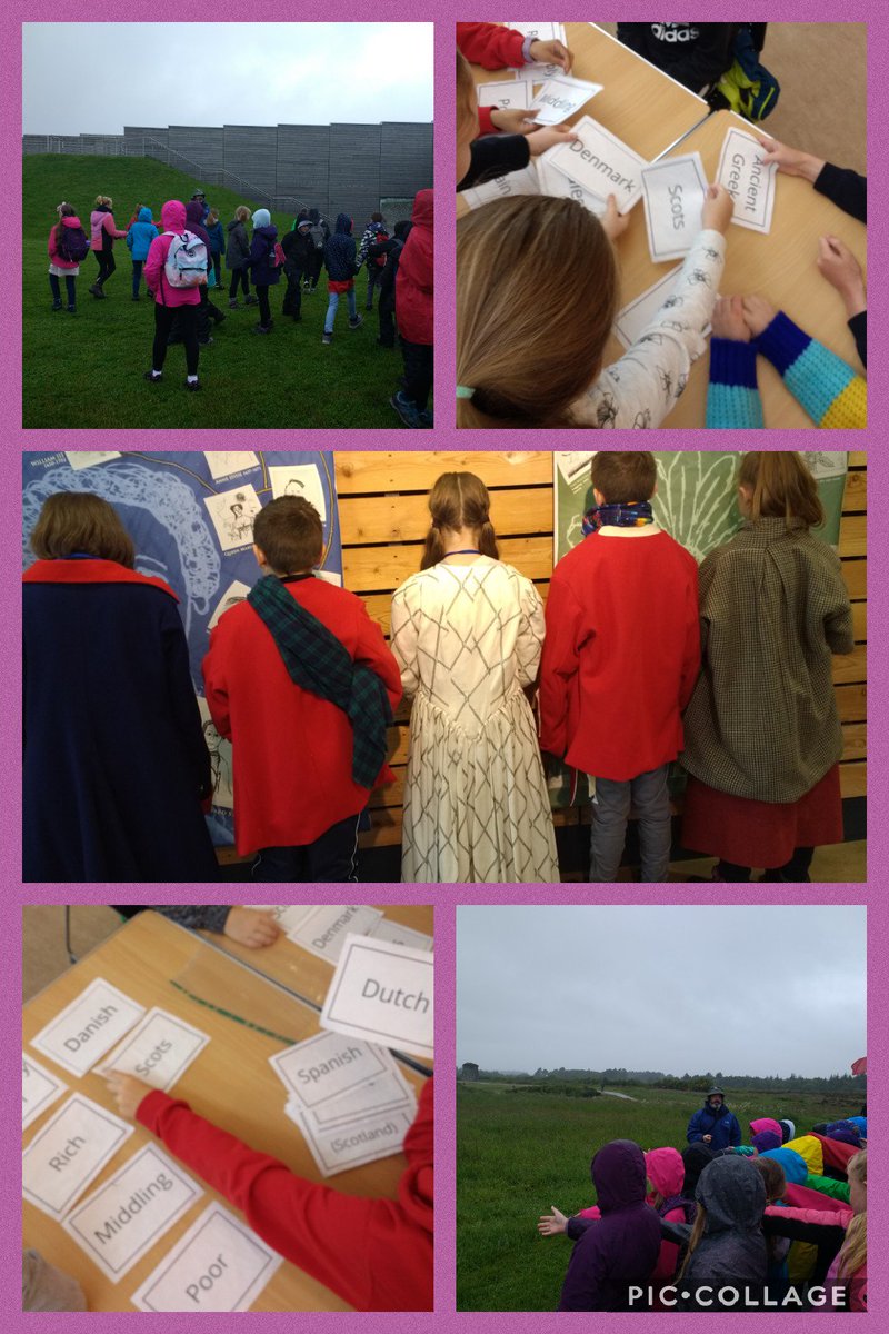 LCPSresidential's tweet photo. At the Culloden Battlefield Visitor Centre, learning all about the different people who were involved in the Battle of Culloden - can you guess who dressed up as who? https://t.co/SZbpDzaUnI