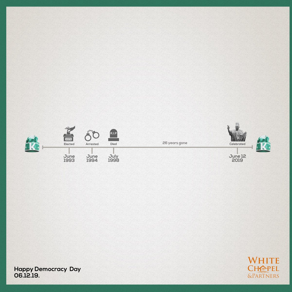 WCPAgency's tweet photo. Happy Democracy Day!!

#democracy #vote #politics #elections #nigeria #election #democrats #voting #government #news #protest #freedom #congress #humanrights #democrat #debate #votingrights #youth #buhari #equality  #like #justice #resist #history #unity #peace #love #June12. https://t.co/fnOspETvkj