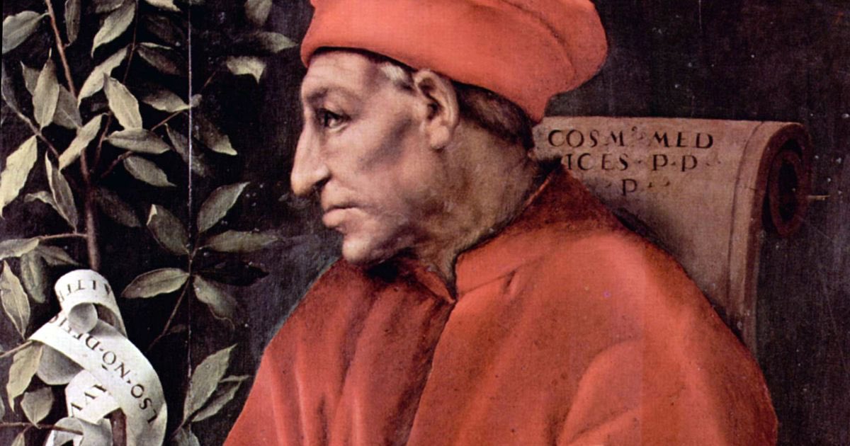 petermrl's tweet image. De la « prise du pouvoir » par #Cosme l'Ancien #PaterPatriae en 1434, en passant par Laurent le Magnifique et ses descendants (dont le père et oncles/tantes de Caterina), c'est le rameau aîné de la famille qui est au pouvoir dans la cité toscane.