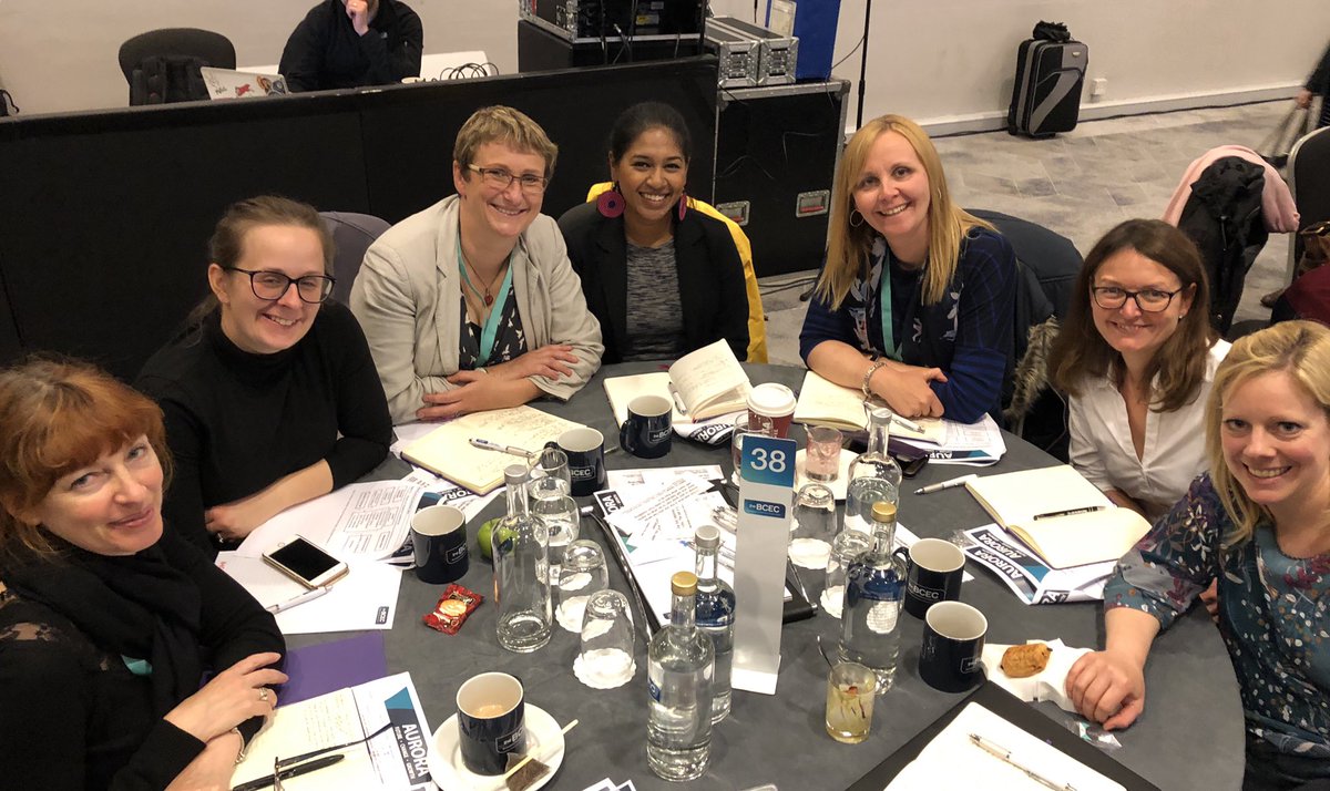 VijayaNath1's tweet photo. .#Table38 have been together since the start of #IAmAurora their stories of #affection #challenge #support they provide to each other #adaptiveleadership a great vignette of the #power of #womensupportingwomen @AdvanceHE @JenniferGarrett @Bellreeves61 & testament to all . https://t.co/omlbTwxB5H