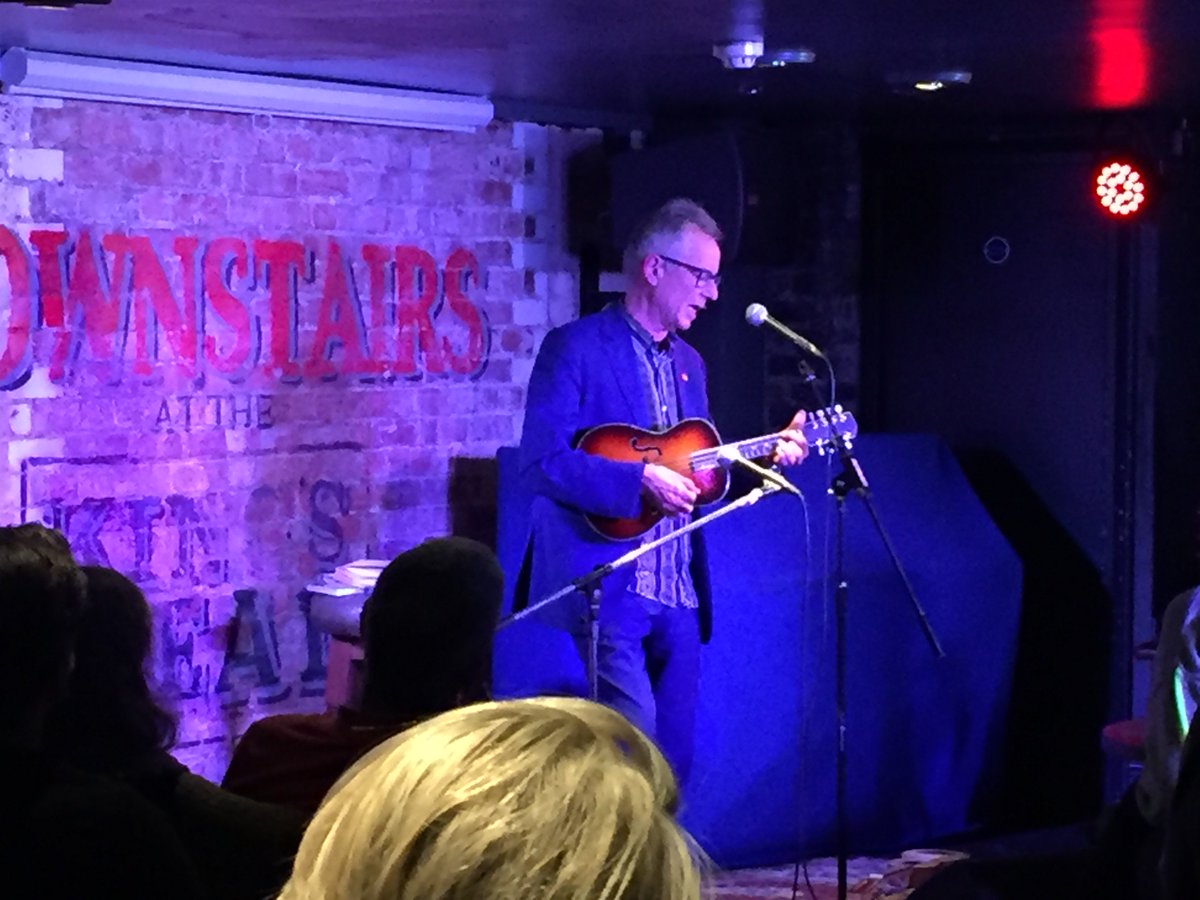 #poetrylondon #poetry John Hegley on stage at Friggers of Speech last night. Fantastic gig! Friggers will be back in the Autumn. Have a great summer!