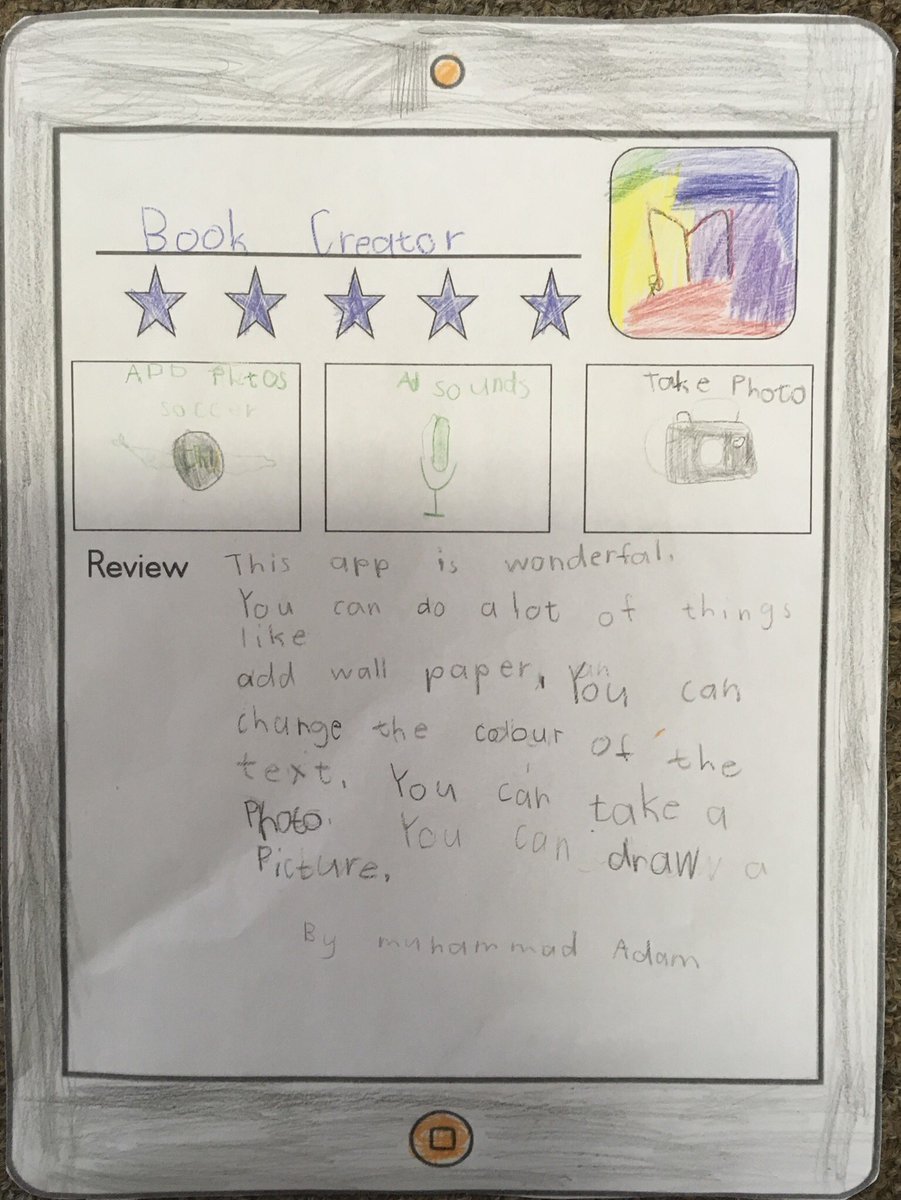 Mrs_Traut's tweet photo. Grade Two app reviews #critics #fans #SketchesPro #BookCreator #Epic #WeDo2 https://t.co/GogtbbMkIc