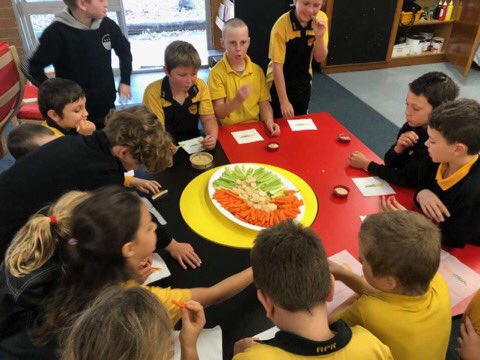 Our Malpa Young Doctors program started today for our Stage 2 ATSI students. A terrific lesson on nutrition from our Aboriginal Mentor Team. <a href="/esinnott17/">Erin Sinnott</a> <a href="/MccarthyRaechel/">Raechel Mccarthy</a> #lakeillawarrasouthnetwork