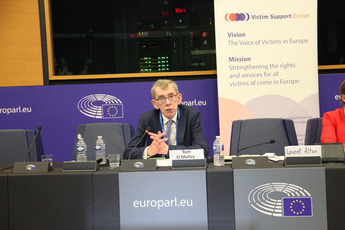 VictimSupportEU's tweet photo. We are witnessing the conference session 'Juries in sexual and domestic violence trials: time for a change?' conducted by Tom O’Malley (@nuigalway), barrister (Ireland).
#VSE2019AnnualConference
#VictimSupportEU
#FranceVictimes
#VictimsRecovery https://t.co/wcvAL2hLwN