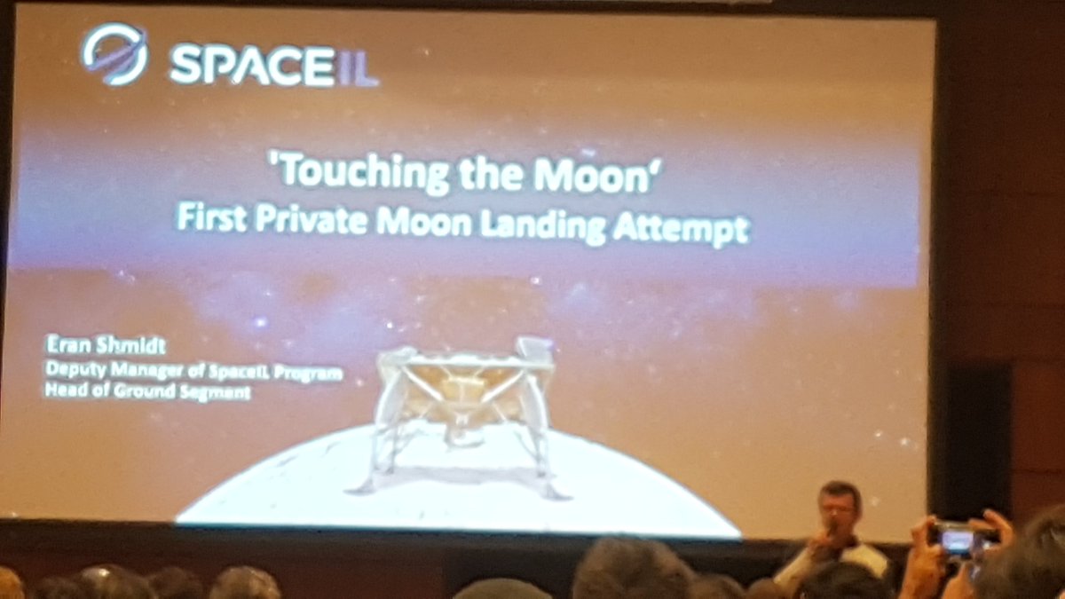 yonatanm's tweet photo. Eran Shmidt, #SpaceI engineering: "The only component that was not tested was the landing engine"
From the keynote at @Outbrain summit in Tenerife.
#VamosOutbrain https://t.co/joVaN3x0Zo