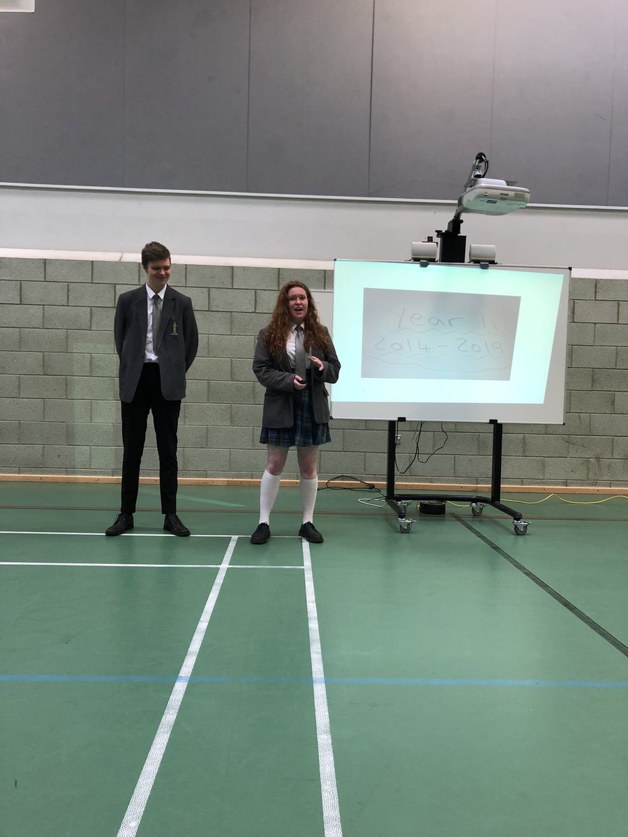HopeClassof2019's tweet photo. Head Boy, Nathaniel and Head Girl, Grace leading our morning reflection and thanking staff for their hard work and dedication over the past five years 😁👏🏻🌟🤝 https://t.co/lTmGG2gDjc