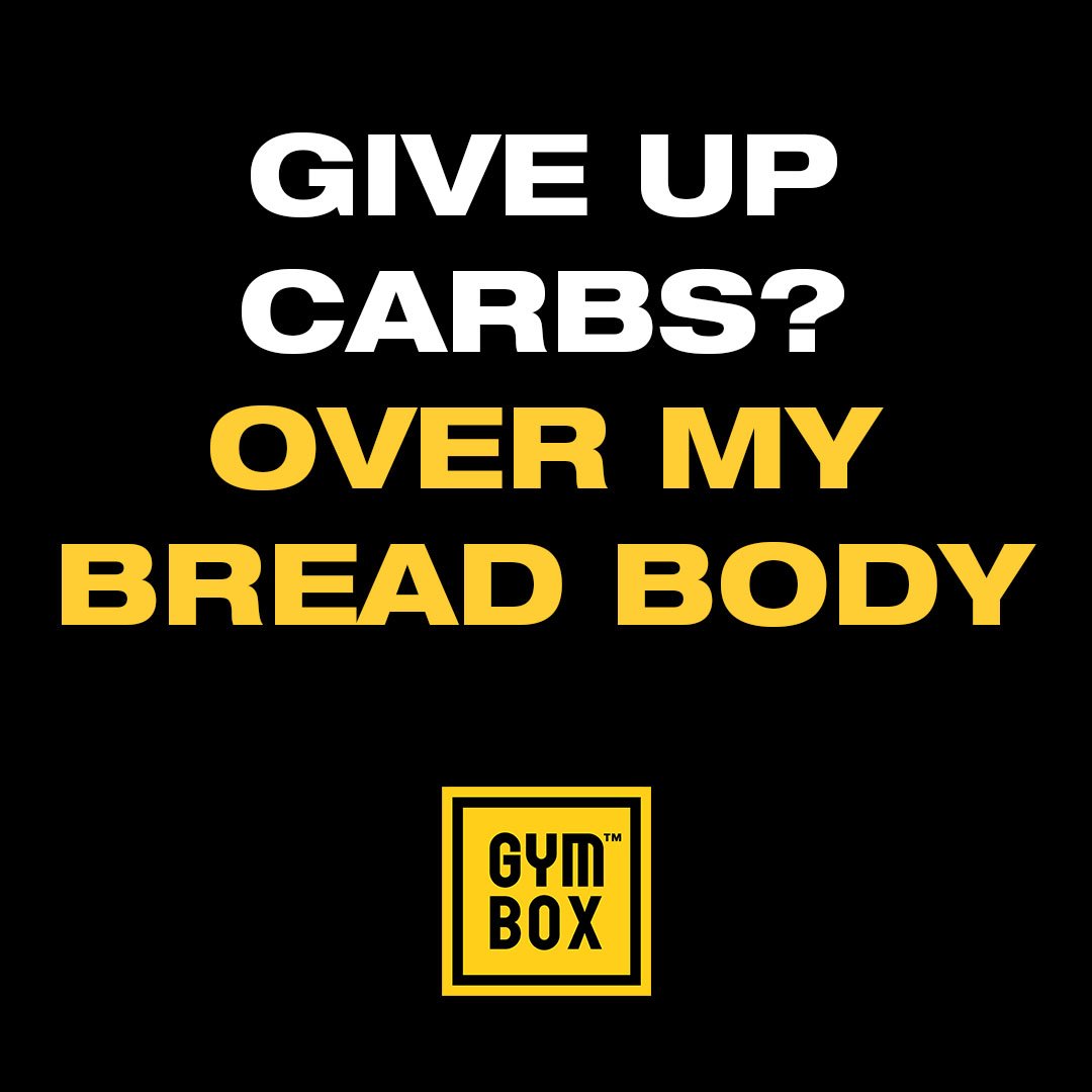 GYMBOXofficial's tweet photo. Keto? Itโs a ke-no from us.. ๐ฉ ๐ช || #Gymbox #AnythingGoes #passthebread https://t.co/UVD0vZIUAs
