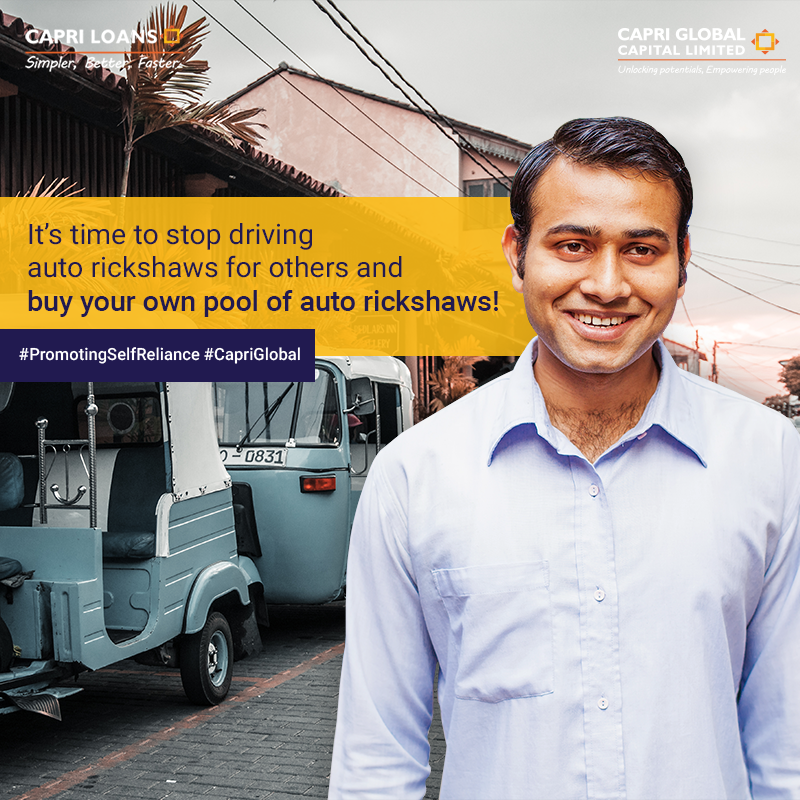 CapriGlobalCap's tweet photo. With the financial support of #CapriGlobal, purchase an auto-rickshaw, and generate additional income for your household. Learn more here: https://t.co/znkBFSr0Wp #CapriGlobal #PromotingSelfReliance https://t.co/LkxpgkwmQS