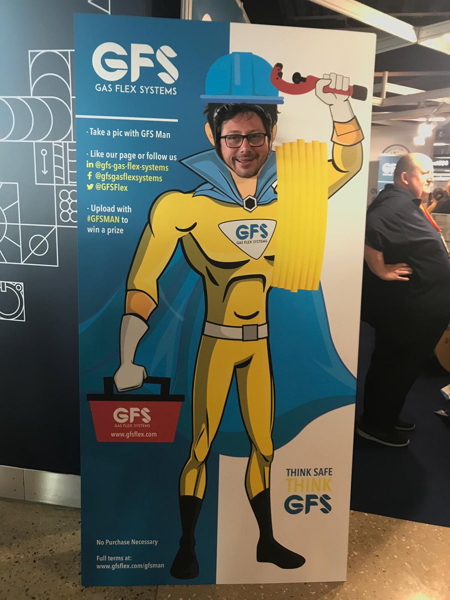 GFSFlex's tweet photo. The @PHEX Exhibition in Tottenham is well under way today and #GFSMan is going down a storm. The team is in full swing and we're excited to talk to everyone today! #plumbingandheating #exhibitionstand
#tottenhamhotspur #ThinkSafeThinkGFS #PHEX2019 https://t.co/xwA7nGbyRI