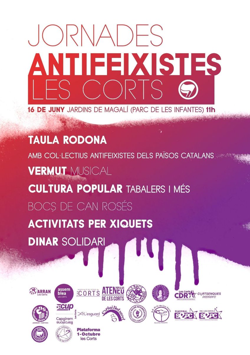 BruixesD's tweet photo. Aquest cap de setmana tenim dues cites! 

📅Ds 15
🕛12h
Tereassetes Musicals al @ccivicbesos

📅Dg 16
🕚11h
Jornada Antifeixista - Jardins de Magalí

Us hi esperem! 😊 https://t.co/AtdTNHQMlU