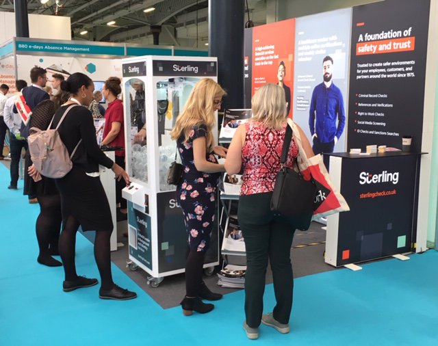 sterlingcheck's tweet image. Things are hotting up at the #FestivalOfWork here at London Olympia. Meet the Sterling team on stand B100 and 'pick a candidate' with our crane game for your chance to win a £200 Amazon voucher! #hr #cipd #fow #backgroundchecks