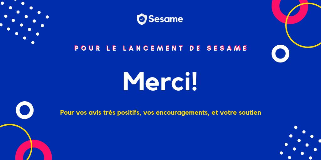🙏 Nous sommes heureux d'avoir vos avis positifs et très encourageants sur notre nouvelle solution Sesame. 

✨ Merci à vous de nous suivre dans cette belle aventure! 

📱 Retrouvez-nous sur tous les réseaux sociaux, notamment Facebook, à cette adresse: swll.to/ng4AY