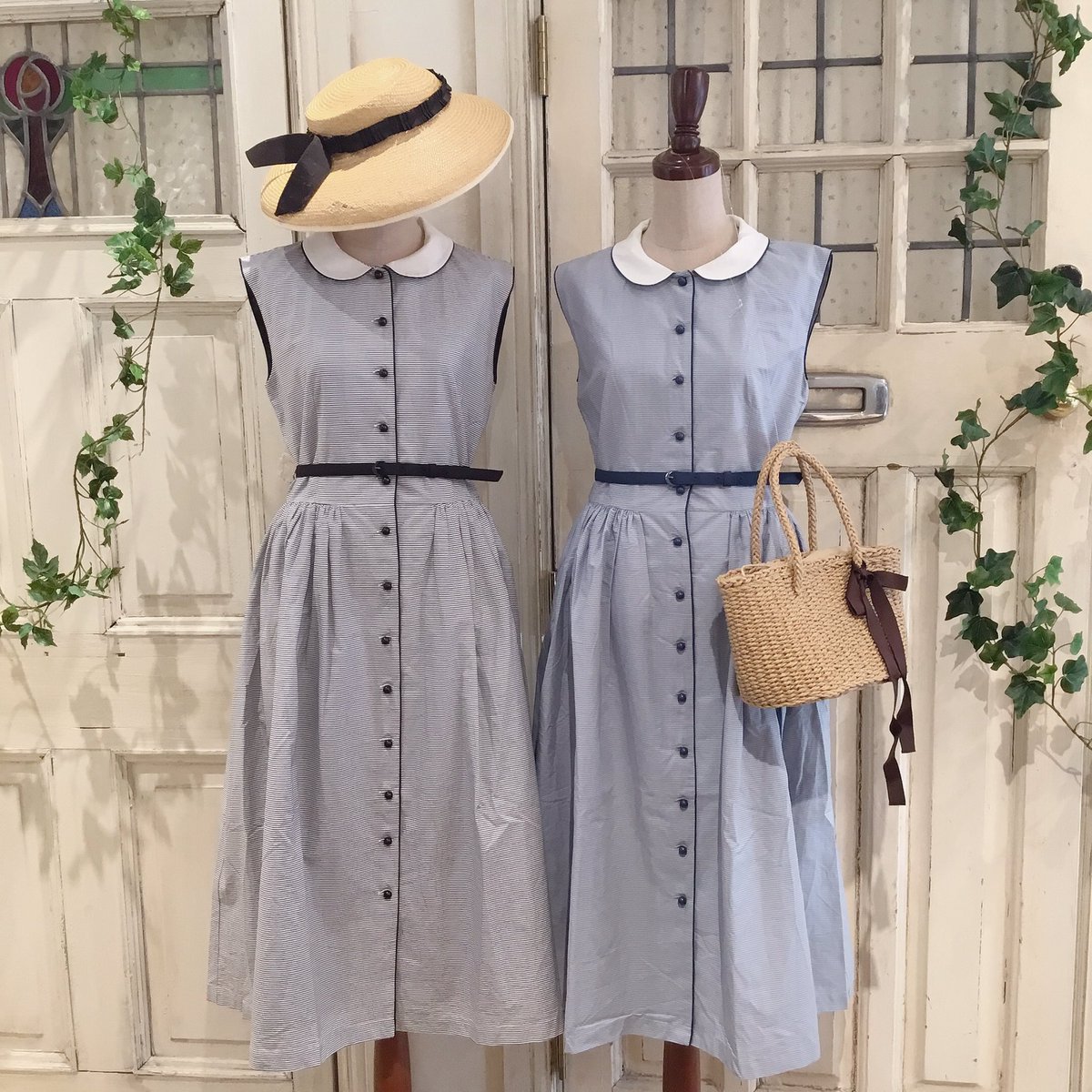 An Another Angelus アンアナザーアンジェラス公式 Recommend Onepiece 夏に ぴったりなノースリーブワンピース 一枚でシネマヒロインの様に着るのはもちろん 中にブラウスを着たりカーディガンと合わせても 細ボーダークレリック ワンピース An Another Angelus アンアナザーアンジェラス公式 Recommend Onepiece 夏に ぴったりなノースリーブワンピース 一枚でシネマヒロインの様に着るのはもちろん 中にブラウスを着たりカーディガンと合わせても 細ボーダークレリック ワンピース