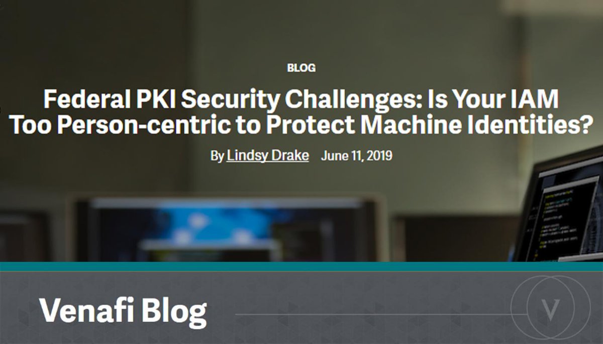 Venafi's tweet photo. Modernization and #cloud migration add complexity to the proper implementation and protection of #HTTPS communications across government agencies.

Learn more: https://t.co/X7iBrGwuF0

@LR_Drake #cybersecurity #security #infosec #PKI https://t.co/bwGR2fPE4M