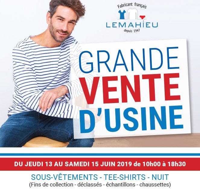 Ça commence demain ! 
Venez nombreux, faire de bonnes affaires #madeinFrance ! 😉 🇫🇷