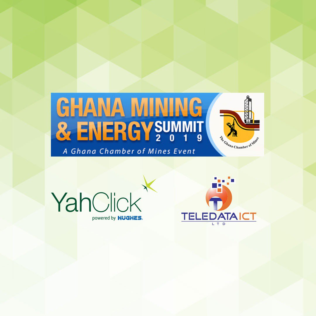yahclick's tweet photo. YahClick and @TeledataICT exhibit at @GH_MiningSummit from June 12 to 14 in Accra. Join us at booth #22 to learn more about how satellite connectivity elevates operations of the mining industry.
#YahClickConnects #YahClickUnlocks #GEMS19 https://t.co/SMDqzYlFvv