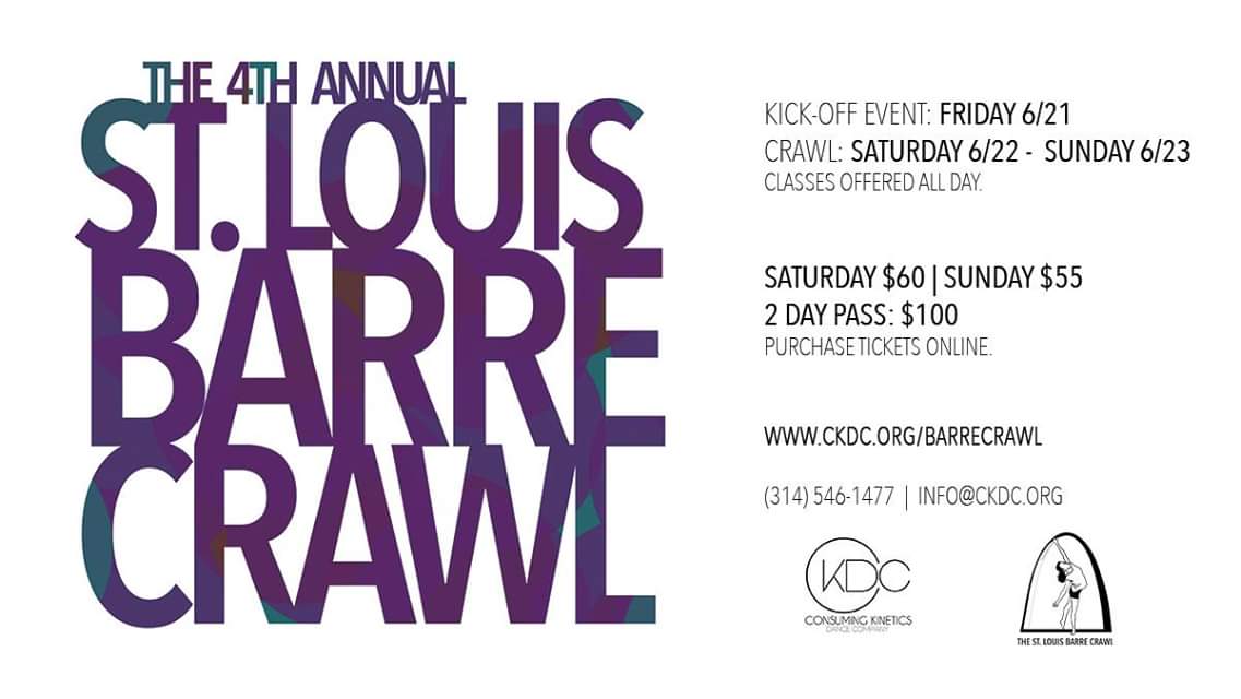 AlmasDelRitmo's tweet photo. Almas Del Ritmo Dance Company is once again partnering with CKDC for their 4th Annual St. Louis Barre Crawl. Carmen will be teaching (4) Classes Salsa, Bachata, Kizomba, and Cha Cha Cha over the June 22 and 23 weekend.  Workshops will be held at Club Viva  https://t.co/mGLFc5umQS https://t.co/XLyoA3Q3Ua