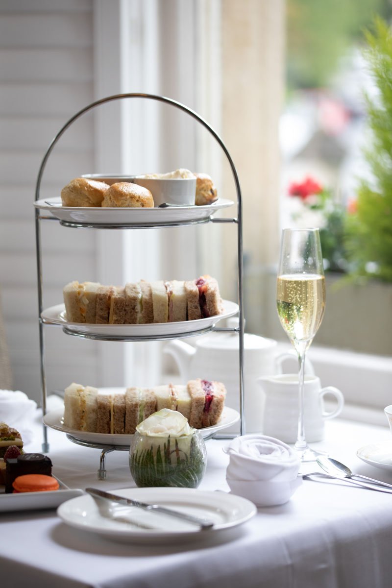 A rainy afternoon is a perfect time for traditional afternoon tea, read a book and enjoy the sound of the rain while you enjoy a nice hot cup of tea in comfort and luxury.
