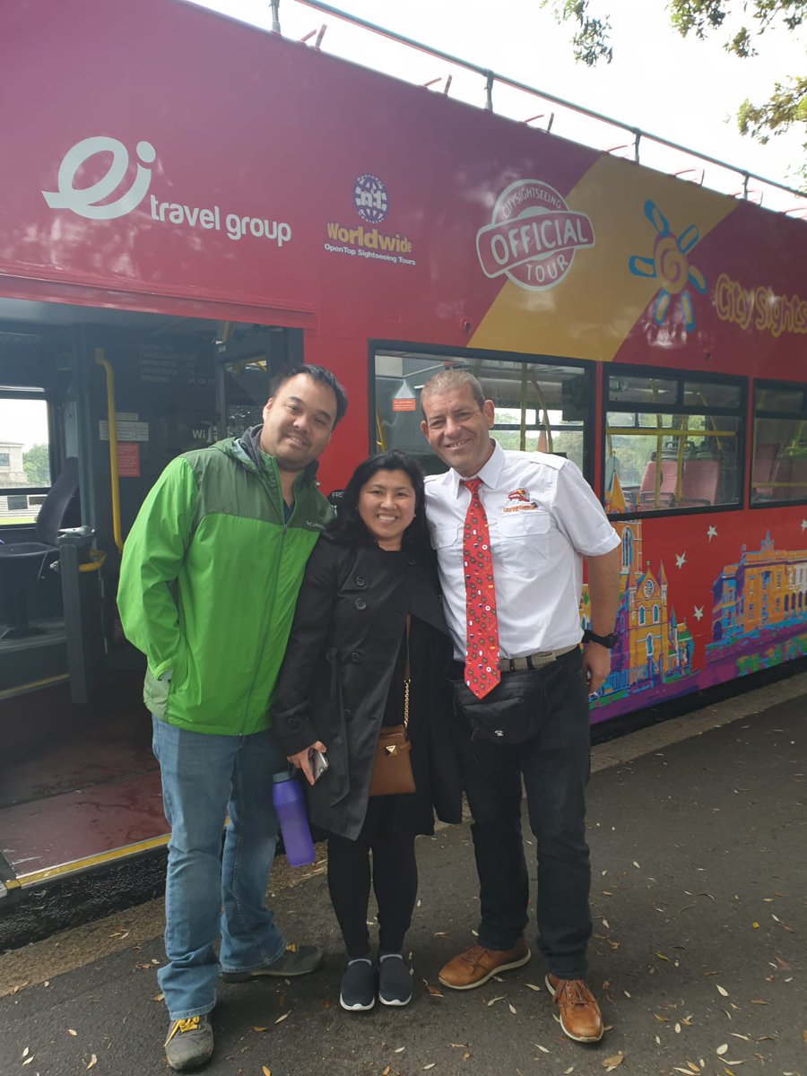 A big day for us today as we officially start City Sightseeing Dublin!  These are our first customers setting out to enjoy a tour of the city, keep an eye out for our shiney red buses #citysightseeing #hoponhopoff