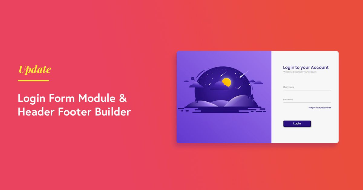 Introducing super useful module and a brand new feature for PowerPack &amp; <a href="/BeaverBuilder/">Beaver Builder</a> users - Login Form Module &amp; Header Footer Builder.

With these creative features, you can create impressive login pages and custom Header &amp; Footer for your website.
buff.ly/31qxX1w