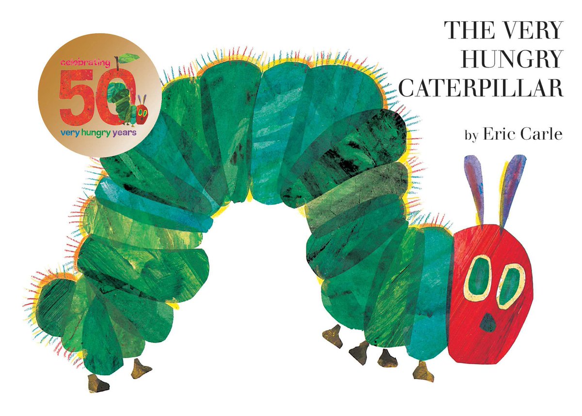 LWB_USA's tweet photo. Happy 50th birthday to "The Very Hungry Caterpillar"! Thanks to author, Eric Carle, for publishing such an inspirational book of hope that pushes toddlers into the ๐ of reading #veryhungrycaterpillar #childrensbooks #lwb #librarieswithoutborders #toddlers https://t.co/9Xnfud5Pk2
