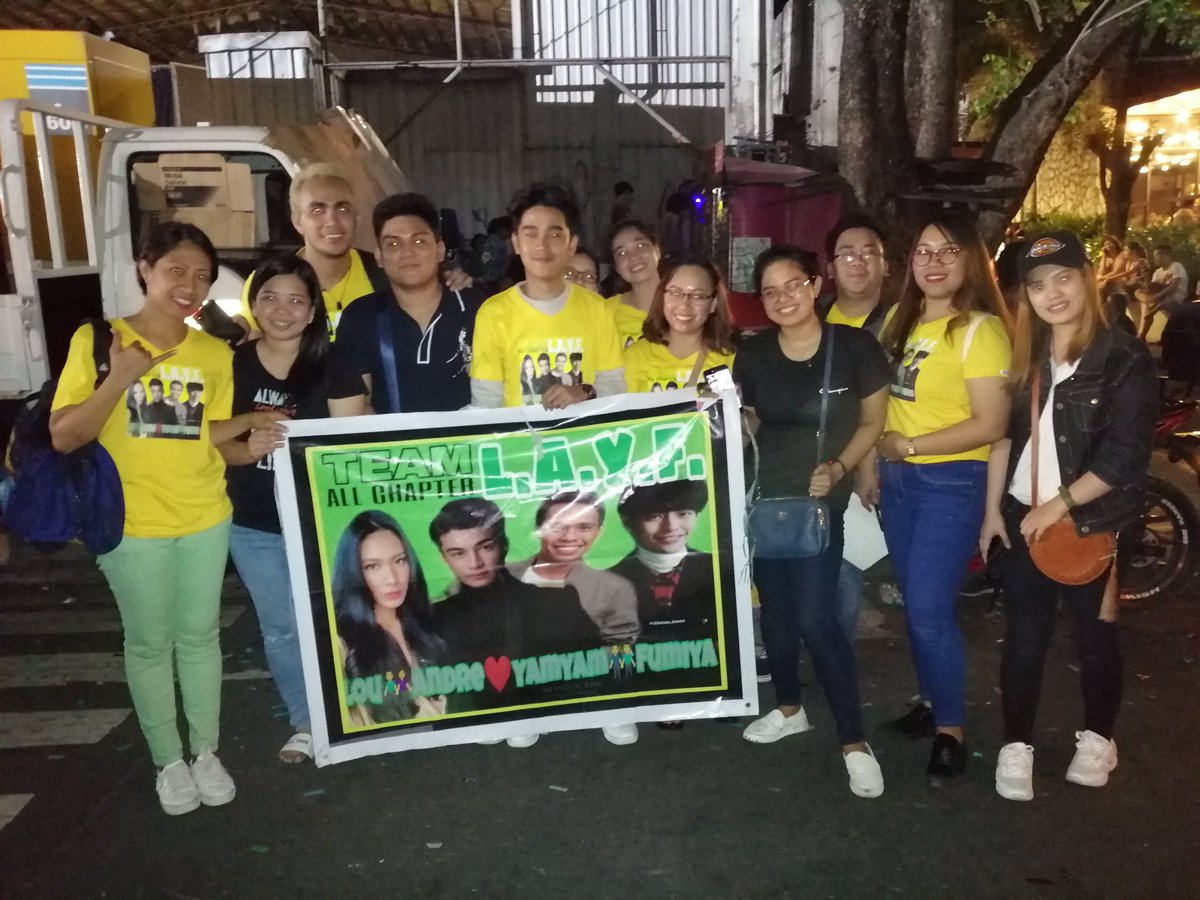 all_layfofc's tweet photo. Green &amp; Yellow color po gamit namin simula't simula😁 actually may green tshirt din po kami pero pinush namin ang yellow😊 sa tarp na lang kami nag green. Kaya hapi na rin na color green ang napili ng management para sa united color ng batch 2 Team LAYF! 

#InLOUDREpendenceDay https://t.co/zmfHJz2gEa