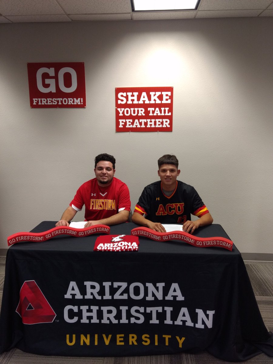 ACUBaseball1's tweet photo. ACU BASEBALL inks some more. God is working within our roster!
Sergio Hegeurtty (PC)-LHP
Ramon Miranda (WAJC)-RHP/IF
Jose Martinez (PC)-RHP
Anthony DeFrancesco (Lyon)-RHP
Desmond Sandoval (Morenci)
Eli Elliot (Deer Valley)
Tanner Durazo (Centennial)
Trey Trujillo (Morenci) https://t.co/BWQGWXhUBL