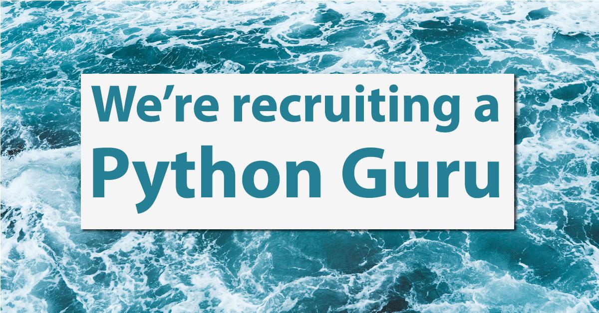 Do you have a passion for #Python? Our Centre for Geospatial Applications are looking for 2 experienced + competent #programmers who can understand complex issues, design effective solutions and deliver streamlined, well-documented #code that works 🐍💻 
bit.ly/2IAqnsJ