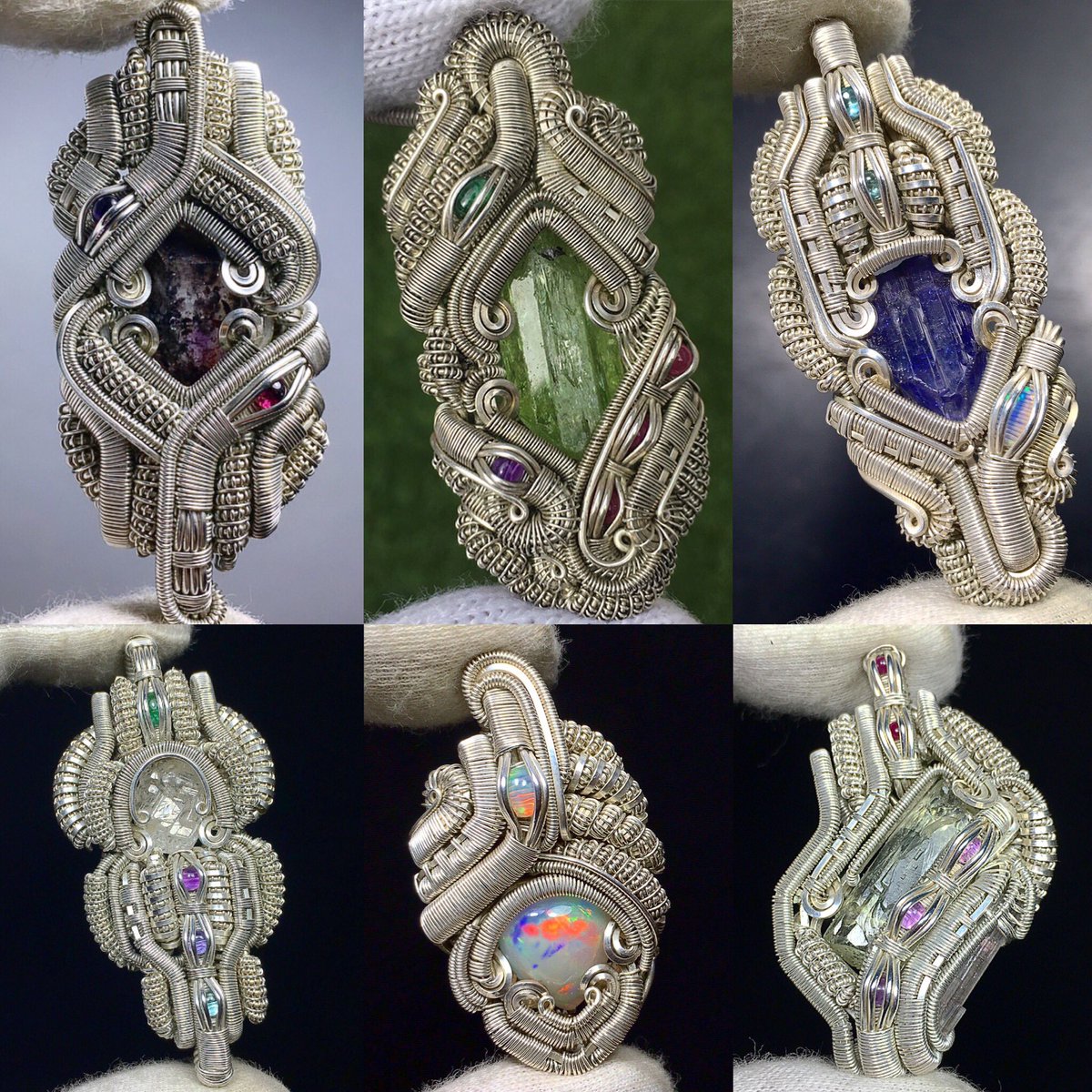 SacredGeology's tweet photo. A few favorites from the first half of 2019.  Currently sold out but you can message me in private to talk about custom jewelry, cheeseburgers, ghost stories, pretty much anything. Thanks for looking, Boo. 😘 https://t.co/lbKgg4AlVU