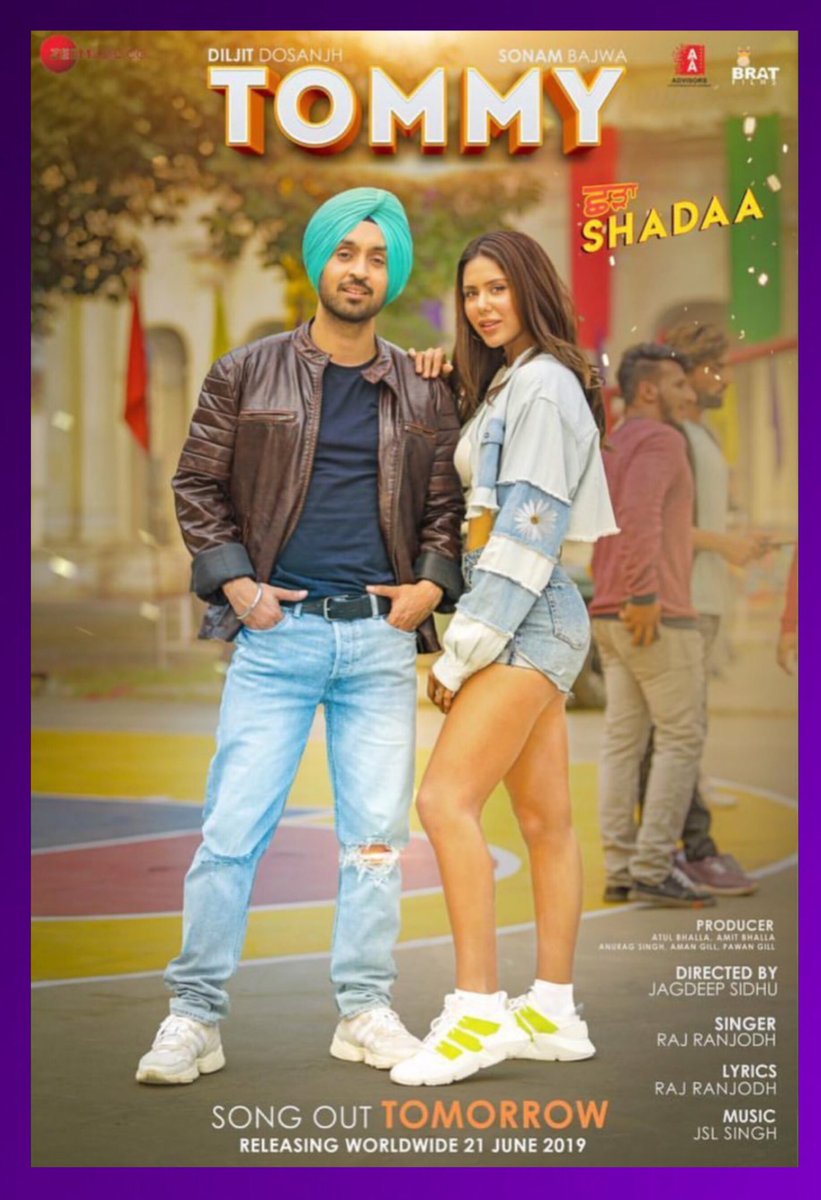 radiopanjonline's tweet photo. 🔥 The Top Track of this week is TOMMY by @rajranjodhji ft @diljitdosanjh & @sonambajwa 🌹✨
•
Lyrics: @rajranjodhji
Music: @jslsingh
Video: @jagdeepsidhu3
Record label: @zeemusiccompany
Movie: SHADDA ft @diljitdosanjh @neerubajwa
#punjabi #toptrackoftheweek #radiopanj https://t.co/UktHmespnG