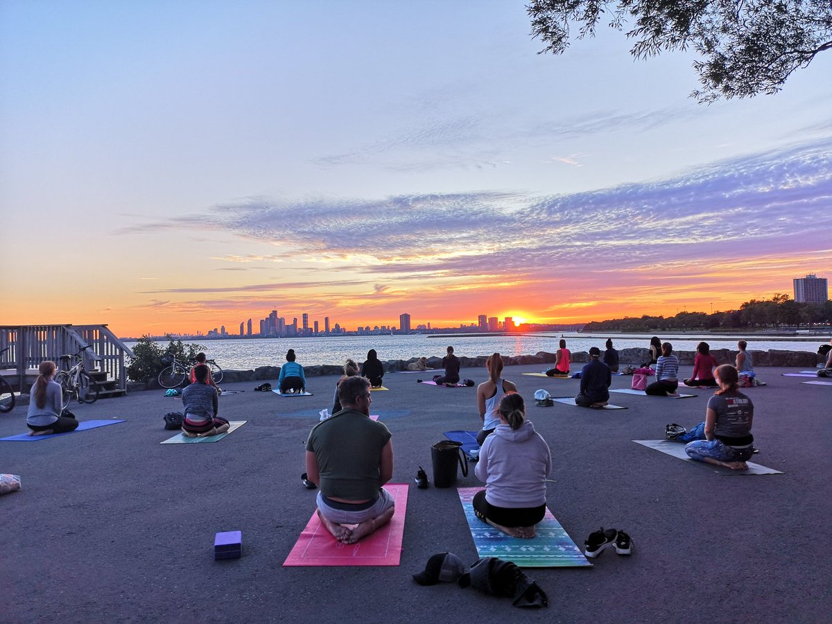 OntarioPlace's tweet photo. Our first Sunset Yoga class is happening TONIGHT at 7:30pm. Bring your friends and family for the perfect way to end the day!

For more info, please visit our website: https://t.co/3yguam6MYj

#ItsONatOntarioPlace #OntarioPlace #TrilliumPark https://t.co/bbjyDW3jaT