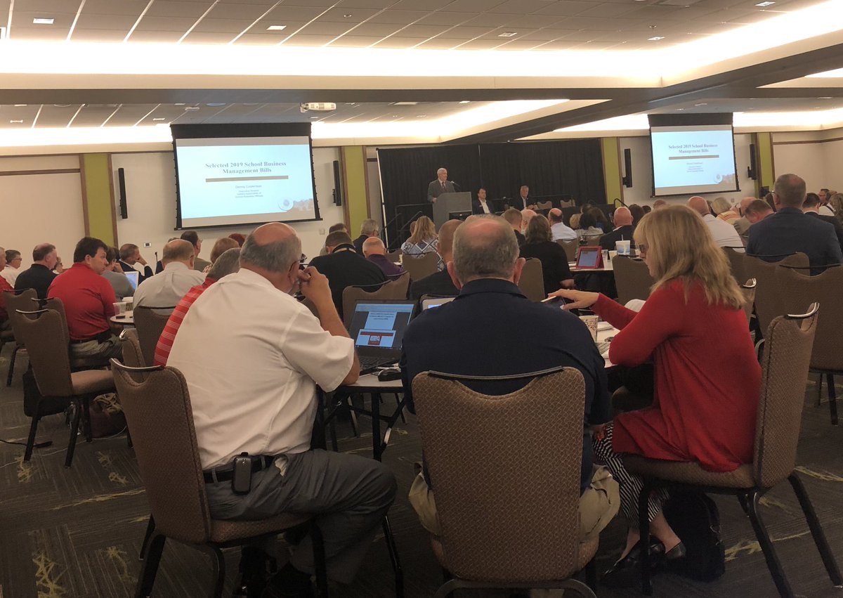 Attending the ISBA/IAPSS/IASBO Budget and Finance Seminar in Indianapolis.  Thanks to Denny Costerison of Indiana ASBO for the <a href="/Forecast5/">Forecast5 Analytics</a> sponsorship shout out! Learning about the Indiana economic outlook, State budget, new legislation and an update on fiscal indicators.