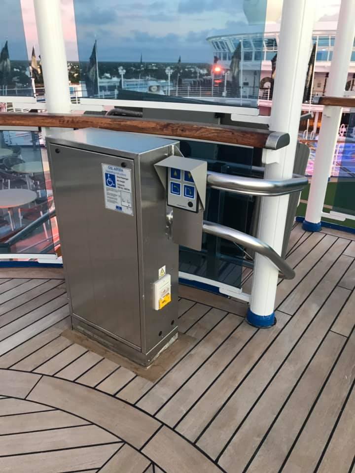 TheAlbanyLiftCo's tweet photo. Another Garaventa IPL onboard the Carribbean Princess cruise ship! https://t.co/jxrjNq43gt