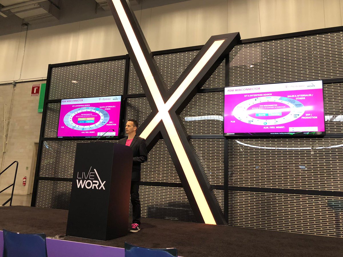 thomaswinden's tweet photo. Missed my presentation? No problem, meet us at booth 349 at #LiveWorx #TSystems #telekomwall #tsystemsde https://t.co/EK0YjA6CGz
