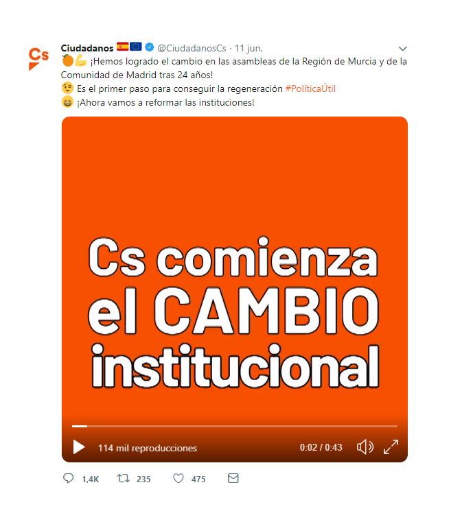 nachoalvarez_'s tweet photo. Parece broma, pero es cierto.
El PP ha gobernado Madrid y Murcia, entre graves casos de corrupción, durante 24 años. Y seguirá haciéndolo gracias a Ciudadanos. ¿A eso le llamáis “cambio” y “regeneración”? 
El único cambio es que ahora estáis sumando a la extrema derecha de Vox. https://t.co/IUeE1wEOAH