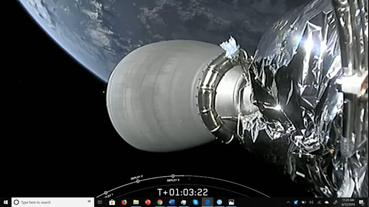 ken_kremer's tweet photo. #SpaceX just successfully launched & completed deployment all 3 Radarsats for Canada @csa_asc 1119 AM ET. Following 1017AM EDT liftoff from @VandenbergAFB #VAFB. Screenshots.
Path thereby cleared for next launch @SpaceX #FalconHeavy #STP2 mission w 4 @NASA science sats NET Jun24 https://t.co/BrDLEGydmc