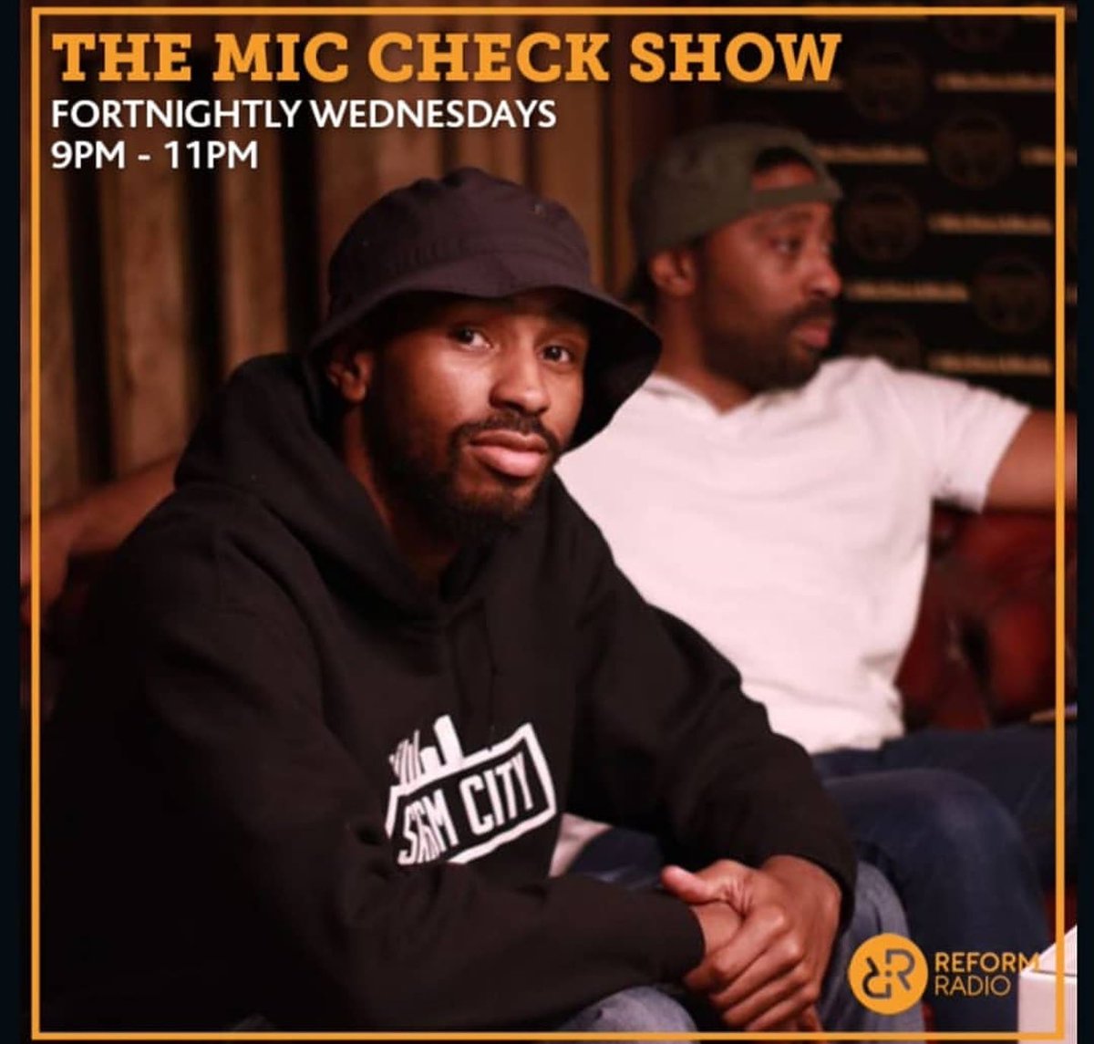 drumilescomedy's tweet photo. Noooo... not that week, THIS week! 
Catch @thatsmeflawless AV8 Spinna and myself @lionrighteous spinnin beats and talkin that shizzle on the #miccheckshow tonight at 9pm on @reformradio 
#chattin #music #rnb #grime #rap #trap #dnb #jokes https://t.co/GIbpy6Xhfh