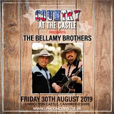 Can't wait to see @BellamyBrothers at #KimboltonCastle in #Cambridgeshire on August 30th - what a great line-up and what a stonking venue! 😲 #LetYourLoveFlow #IfISaidYouHadaBeautifulbody #CountryatTheCastle 
@ukcountryradio @ChrisCountry @officialUKCM @countryintheuk @CamWhatsOn