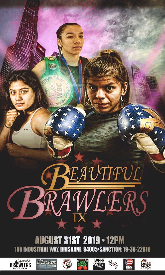 BeatTheCount415's tweet photo. Don’t miss Beautiful Brawlers IX August 31st at Fire in the Ring in Brisbane, CA ..12pm start time! #BabyFaceBoxing 🥊 https://t.co/ruVyIy4WUx