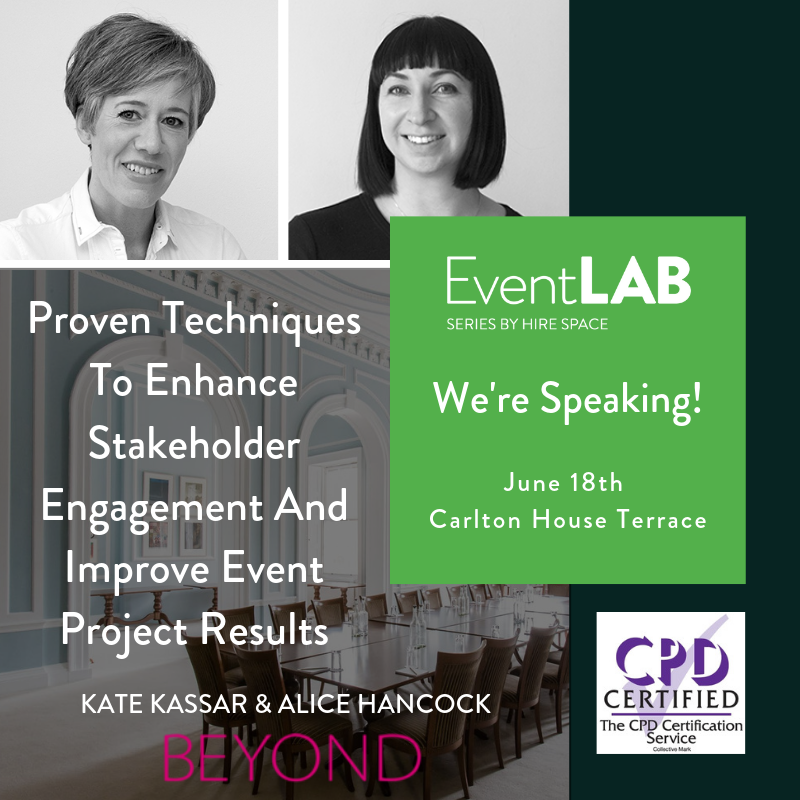 theBEYONDevents's tweet photo. Come to our workshop at the #EventLab Series on 18 June. Check out our guest blog for @EventLAB_online on communicating different priorities to achieve a shared goal and book your workshop space here: https://t.co/dOrlvL6xy8 #eventprofs https://t.co/fUgZgR3GaN