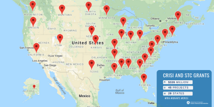 USDOTFRA's tweet photo. @USDOT @USDOTFRA awards more than $326 million in grant funds under the #CRISI and STC Programs, for a variety of state and local railroad infrastructure projects. Click here for more details: https://t.co/9kB3pzvejD https://t.co/5Od8VGCwAg