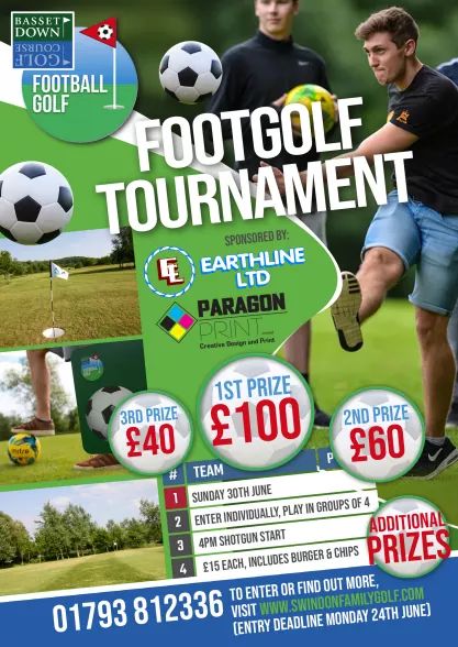 Less than 2 weeks left to enter our fun #footgolf competition later this month. Open to all ages &amp; abilities - perfect if you love football!⚽️ £15 to enter, incl. a free burger &amp; chips. Simply click here to enter via our website bit.ly/2IhdFPy (deadline 24th June).⛳