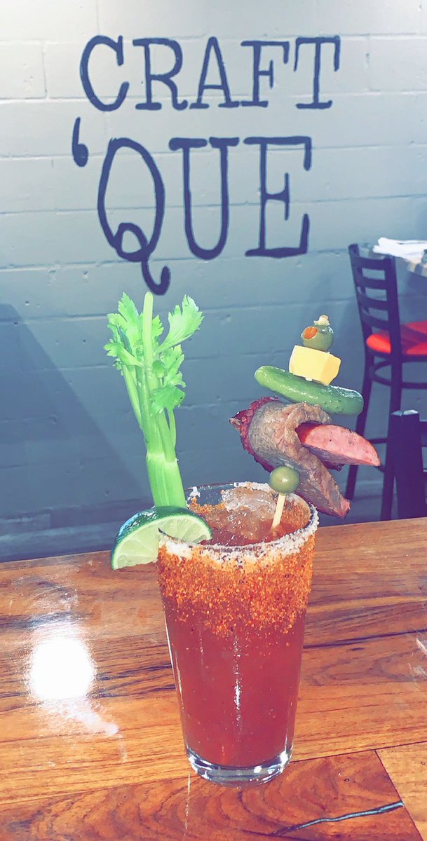 BraySmokehouse's tweet photo. Just gonna leave this right here. Bray’s Bloody Mary 🤤#craftque #craftbrew #vertibray #bbq https://t.co/e052zmd8bW